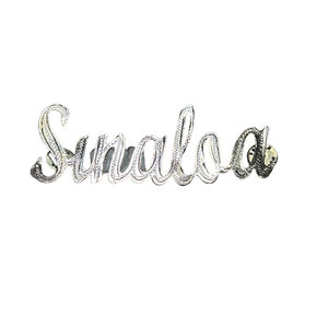 Unbranded Sinaloa Script Brooch One Size gold tone